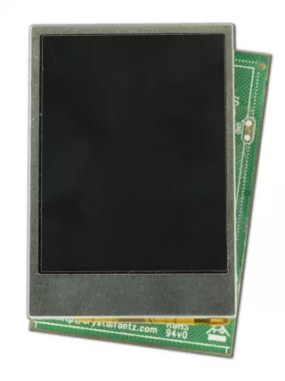 240x320 Color TFT w/Carrier Board