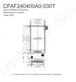 CFAF240400A0030T Mechanical Drawing CFAF240400A0030T Mechanical Drawing