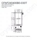 CFAF240400B0030T Mechanical Drawing