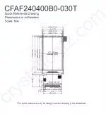 CFAF240400B0030T Mechanical Drawing