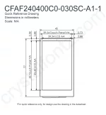 CFAF240400C0030SCA11 Mechanical Drawing