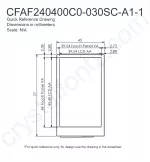 CFAF240400C0030SCA11 Mechanical Drawing CFAF240400C0030SCA11 Mechanical Drawing