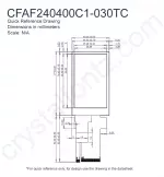CFAF240400C1030TC Mechanical Drawing