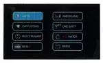 240x400 Pixel, Full-color TFT display. Front view, powered on. Shown as a user interface for a coffee machine.