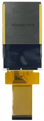 240x400 3-inch TFT Display, back view.
