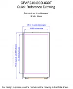 CFAF240400D030T Mechanical Drawing