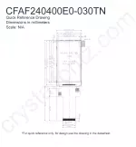 CFAF240400E0030TN Mechanical Drawing CFAF240400E0030TN Mechanical Drawing