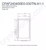 CFAF240400E0030TNA11 Mechanical Drawing