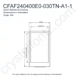 CFAF240400E0030TNA11 Mechanical Drawing