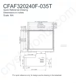 CFAF320240F035T Mechanical Drawing