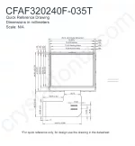 CFAF320240F035T Mechanical Drawing