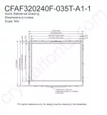 CFAF320240F035TA11 Mechanical Drawing