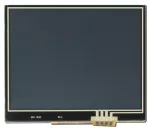 320x240 EVE TFT LCD, front view, powered off.