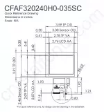 CFAF320240H0035SC Mechanical Drawing CFAF320240H0035SC Mechanical Drawing