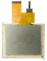 3.5 240x320 Capacitive Touchscreen TFT Display Module, back view, turned off.