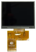 320x240 Full-color TFT display, front view, powered off.