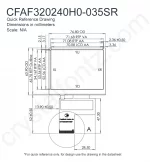 CFAF320240H0035SR Mechanical Drawing