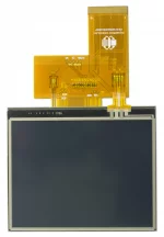 3.5 320x240 Resistive touchscreen TFT LCD display, front view, powered off.