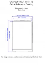 CFAF320480C4035TTS Mechanical Drawing