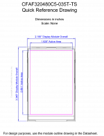 CFAF320480C5035TTS Mechanical Drawing