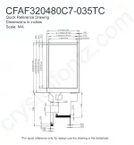 CFAF320480C7035TC Mechanical Drawing