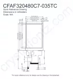 CFAF320480C7035TC Mechanical Drawing