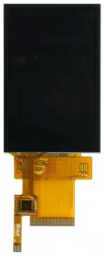 320x480 3.5-inch TFT Display module.
Front view, powered off.