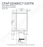 CFAF320480C7035TN Mechanical Drawing
