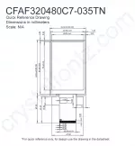 CFAF320480C7035TN Mechanical Drawing