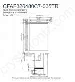 CFAF320480C7035TR Mechanical Drawing