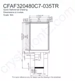 CFAF320480C7035TR Mechanical Drawing CFAF320480C7035TR Mechanical Drawing