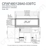CFAF480128A0039TC Mechanical Drawing