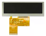 480x128 Pixel Bar-Type TFT LCD Display, Front View, power off.