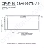 CFAF480128A0039TNA11 Mechanical Drawing CFAF480128A0039TNA11 Mechanical Drawing