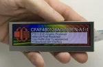 480x128 FTDI EVE Bar-Type Display,in-hand to show size and perspective