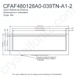 CFAF480128A0039TNA12 Mechanical Drawing