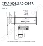 CFAF480128A0039TR Mechanical Drawing