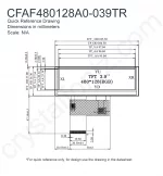 CFAF480128A0039TR Mechanical Drawing