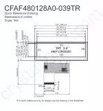 CFAF480128A0039TR Mechanical Drawing