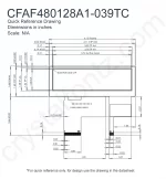 CFAF480128A1039TC Mechanical Drawing