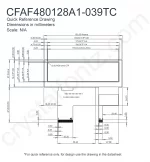 CFAF480128A1039TC Mechanical Drawing
