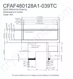 CFAF480128A1039TC Mechanical Drawing CFAF480128A1039TC Mechanical Drawing
