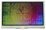 The CFAF480272c2-043T-TS is a 4.3 480x272 color TFT with resistive touch screen - as the camera perceives the display.