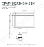 CFAF480272H0043SN Mechanical Drawing