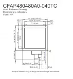 CFAF480480A0040TC Mechanical Drawing