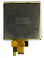 4 inch, 480x480 pixel, Full-Color TFT LCD with a capacitive touchscreen. back-view, disconnected.