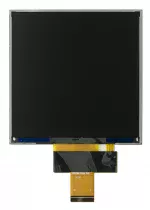 4 480x480 TFT LCD Module, Front view, powered off.