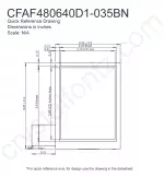 CFAF480640D1035BN Mechanical Drawing