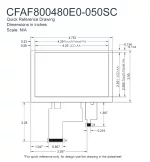 CFAF800480E0050SC Mechanical Drawing