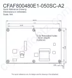 CFAF800480E1050SCA2 Mechanical Drawing CFAF800480E1050SCA2 Mechanical Drawing